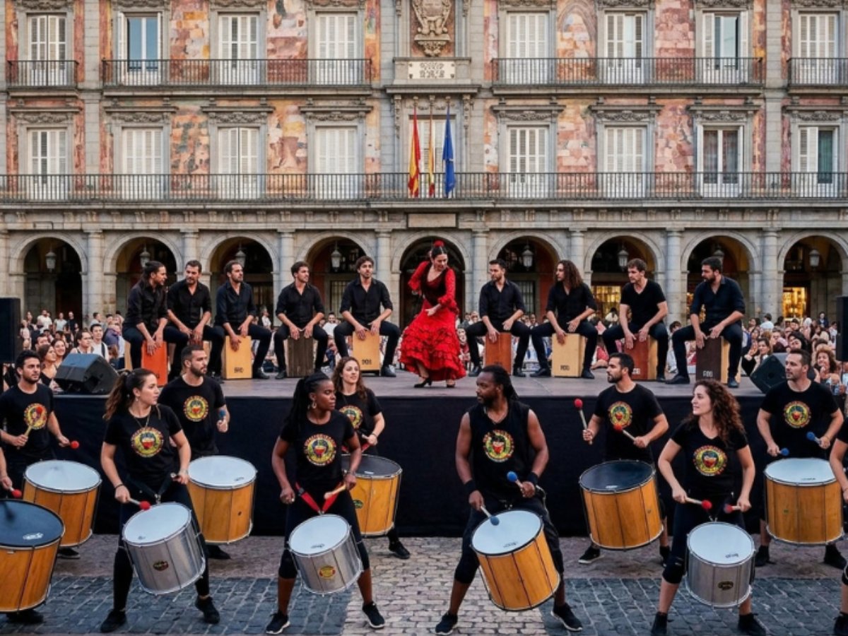 Batucada and Cajón Flamenco Performance