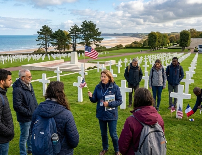 Normandy D-Day Sites & Cemetery Day Trip from Paris with Lunch