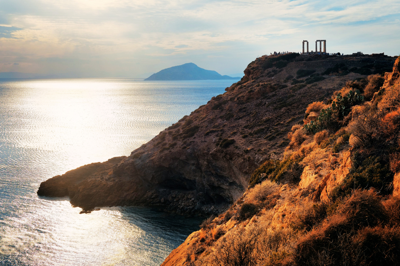 Guided Sea Kayak Temple of Poseidon
