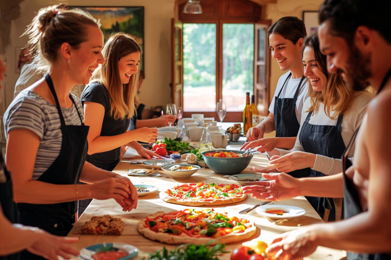 Pizza and Gelato Class at a Tuscan Farmhouse