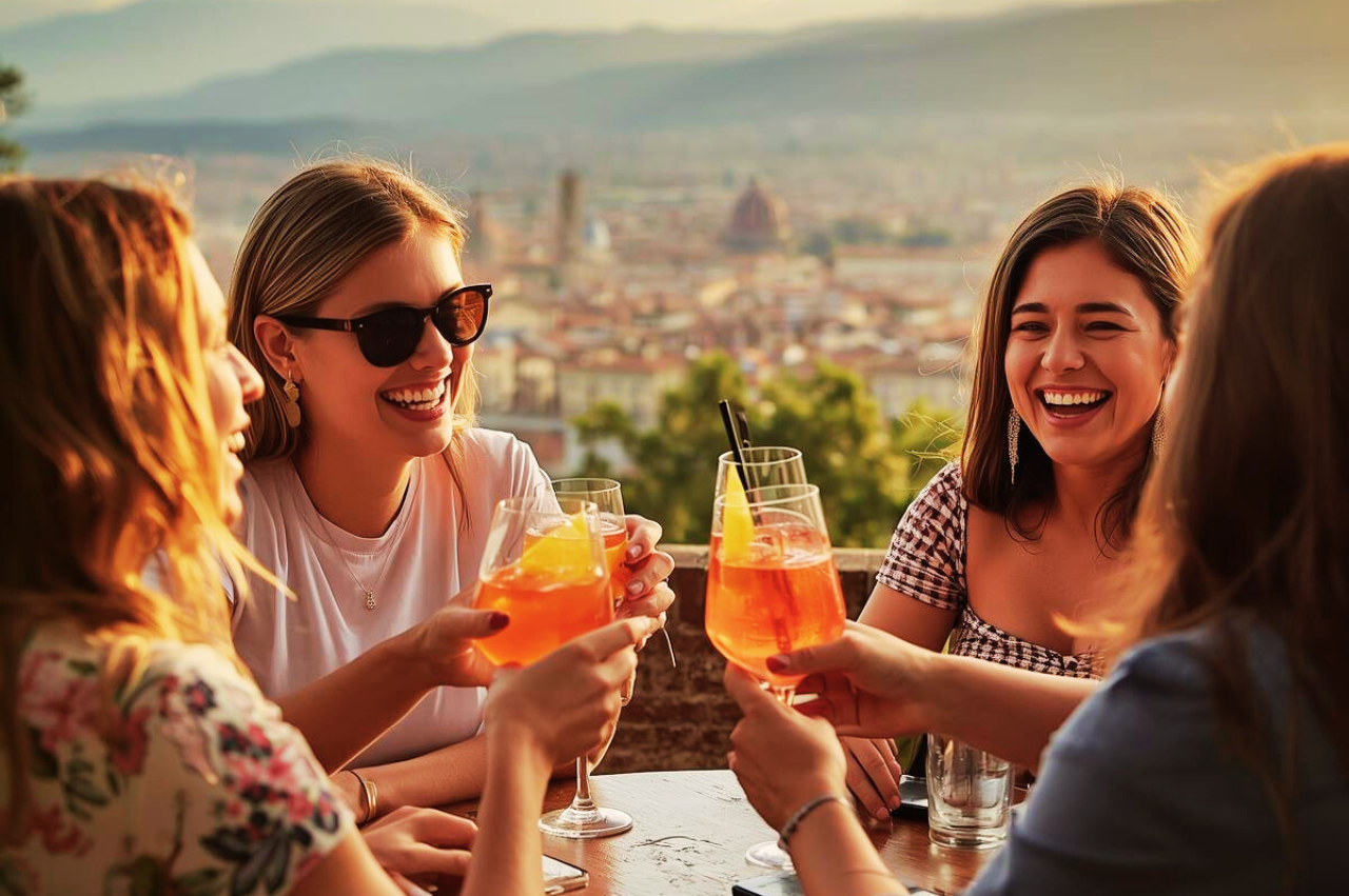 Tuscan Mixology with a view