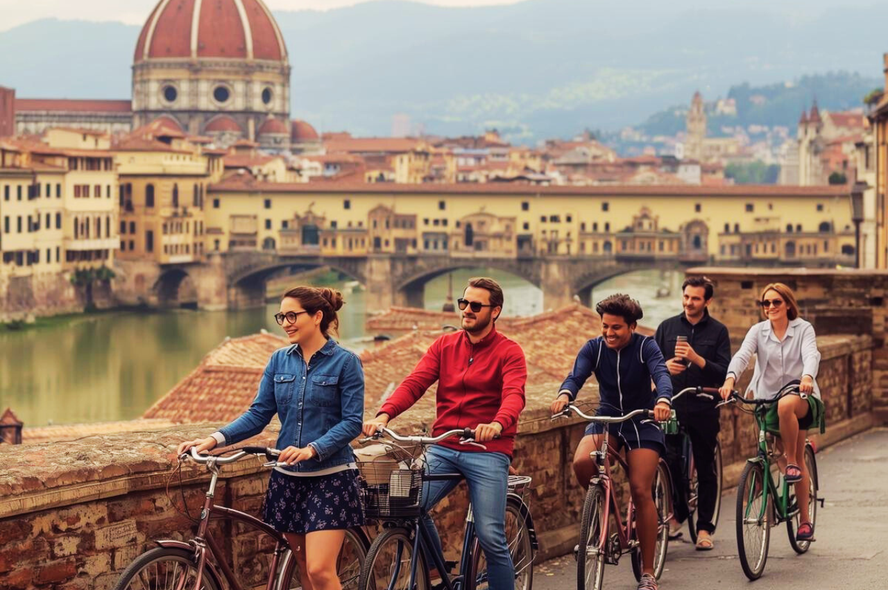 Florence Vintage Bike Tour–guided, small group or private option