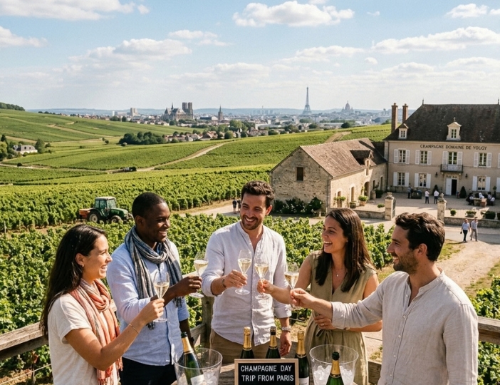 Champagne Day Trip from Paris with 8 Tastings & Lunch