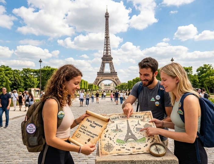 Paris Treasure Hunt – Explore the Seine from Louvre to Eiffel